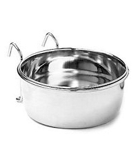 111835 Stainless Steel Dish with Holder 30 oz - Click Image to Close