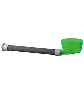 111962 Mess Less Perch Long Perch - 10 ounce Green cup - Click Image to Close