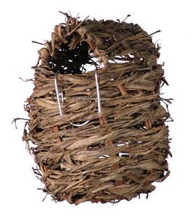 114612 Finch / Canary Twig Covered Nest - Click Image to Close