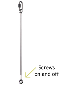 115831 Stainless Steel Skewer Medium - Click Image to Close