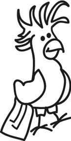 118106 Cockatoo Window Decal - Click Image to Close