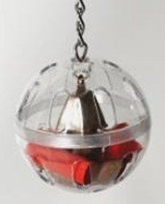 119471 5 Inch Foraging Ball w/Chain and Bell