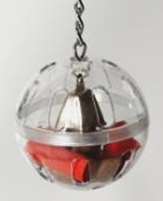 119471 5 Inch Foraging Ball w/Chain and Bell - Click Image to Close