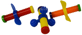 119783 Wing Nuts Foot Toy - 3 pak - Click Image to Close