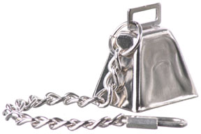 143399 Heavy Bell on Chain Large - Click Image to Close