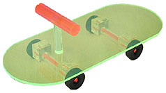 HB609 Hot Rod Skateboard