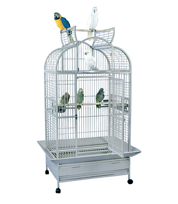 ELT 3628 Large Open Top Parrot Cage - Click Image to Close
