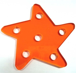 HB564 Acrylic Star 4 inch - Click Image to Close