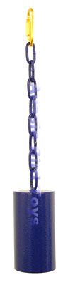 AAMBB Bell Blue Medium w matching Chain - Click Image to Close