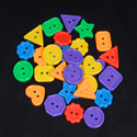 RMMBTN Mixed Coloured Buttons (each)