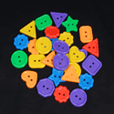 RMMBTN Mixed Coloured Buttons (each) - Click Image to Close