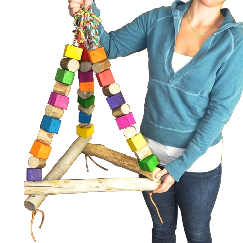 HB0466 Triangle Perch Toy Large - Click Image to Close
