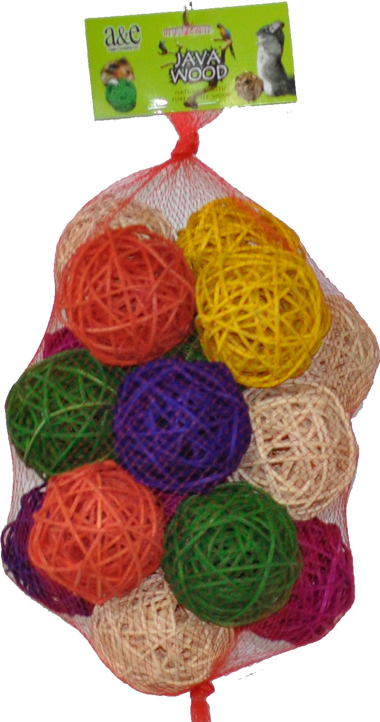 HB46564 Vine Balls Multi colour - 3 inch - Click Image to Close