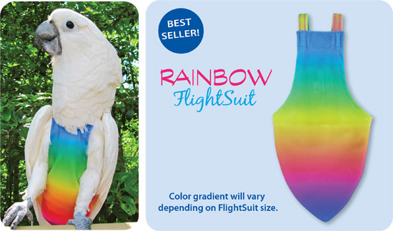 Flightsuit X Wide Rainbow - Click Image to Close