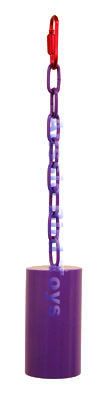 AABPS Bell PurpleSmall w matching Chain