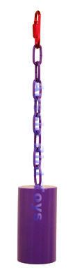 AABPM Bell Purple Medium w matching Chain