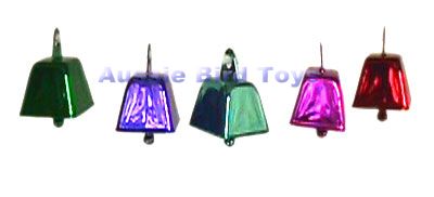 Colored Cow Bells 1 inch (Pair) - Click Image to Close