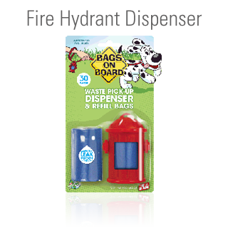 Waste Pick up Dispenser & Refill Bags Fire Hydrant - Click Image to Close