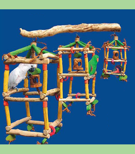 600027 Java Parrot Tower Double Small