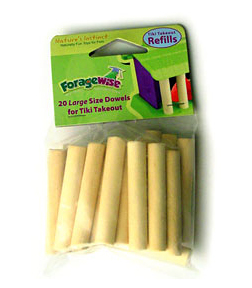 112311 TIki Takeout Refill Large Dowel - Click Image to Close