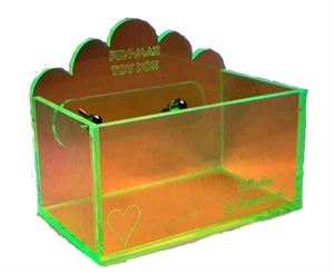 Z500M Acrylic Toy Box Medium