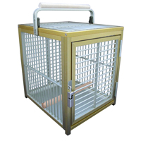 Aluminum Travel Cage Small - Click Image to Close