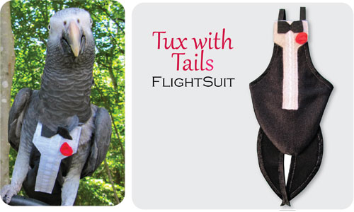Flightsuit Tux with Tails X Large - Click Image to Close